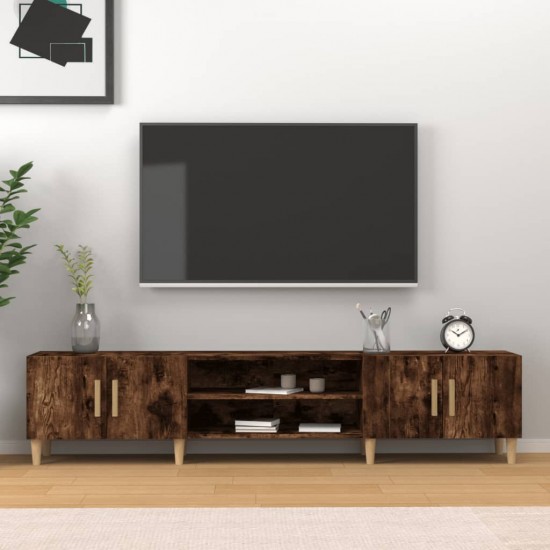 Televizoriaus spintelė, dūminio ąžuolo, 180x31,5x40cm, mediena