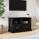 Televizoriaus spintelė, juoda, 80x35x50cm, apdirbta mediena