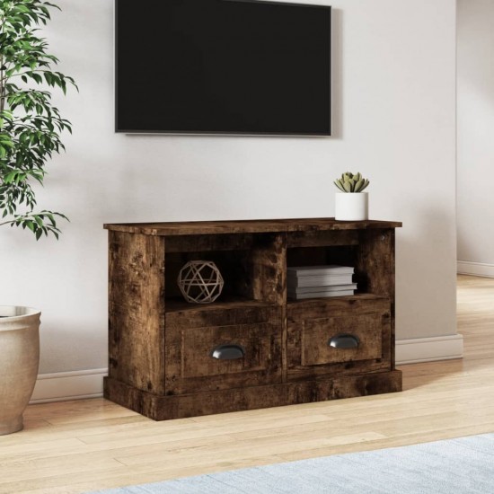 Televizoriaus spintelė, dūminio ąžuolo, 80x35x50cm, mediena