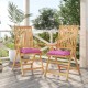 Kėdės pagalvėlės, 2vnt., rožinės spalvos, 40x40x7cm, audinys