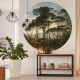 WallArt Tapetai Umbrella Pines in Italy, 190cm, apskriti