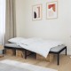 Metalinis lovos rėmas, juodos spalvos, 100x190cm