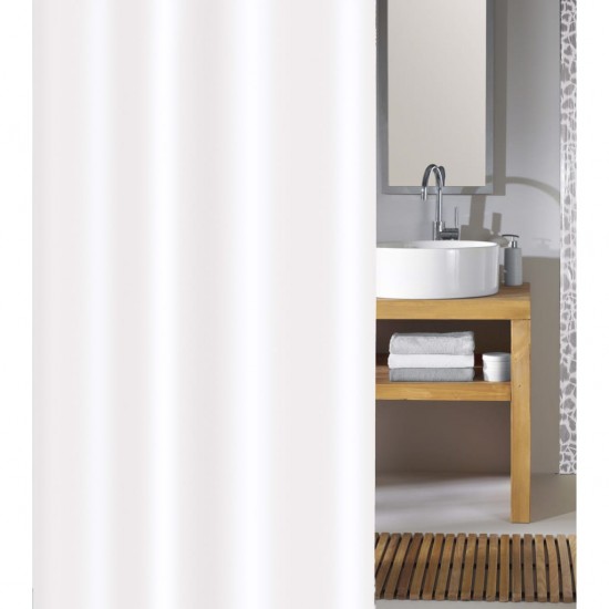 430283 Kleine Wolke Shower Curtain Phoenix 180x200 cm White