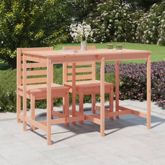 Sodo stalas, 159,5x82,5x110cm, duoglas eglės medienos masyvas