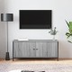 TV spintelė su durelėmis, pilka ąžuolo, 102x35x45cm, mediena