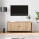 TV spintelė su durelėmis, ąžuolo, 102x35x45cm, apdirbta mediena