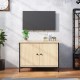 TV spintelė su durelėmis, ąžuolo, 60x35x45cm, mediena
