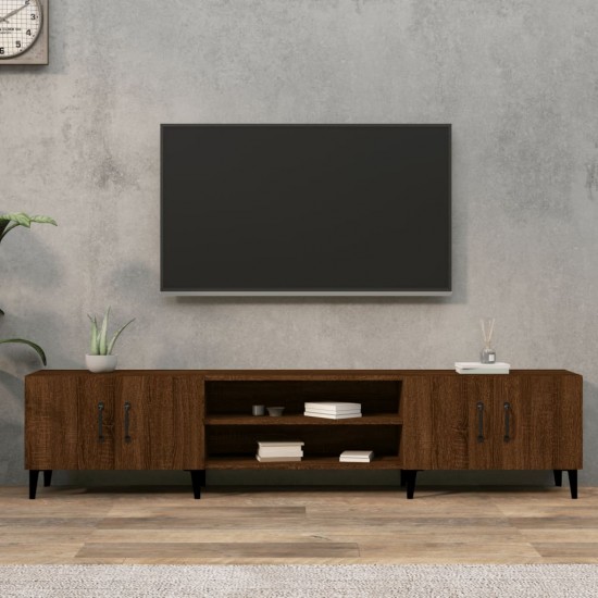 Televizoriaus spintelė, ruda ąžuolo, 180x31,5x40cm, mediena