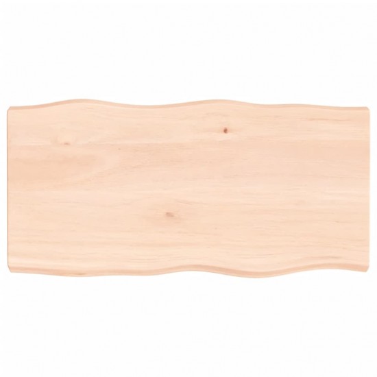 Rašomojo stalo stalviršis, 100x50x6cm, ąžuolo medienos masyvas