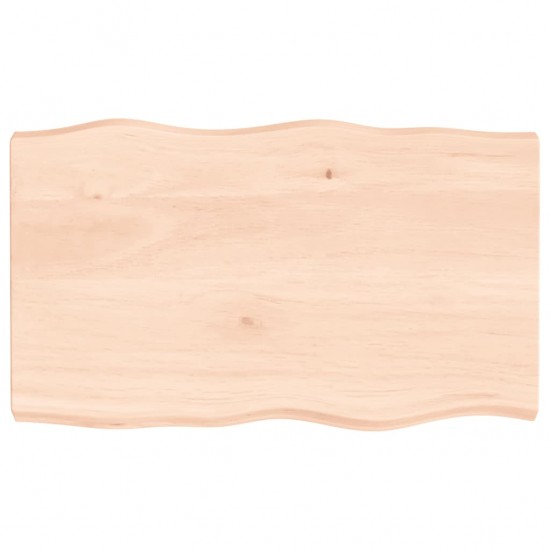 Rašomojo stalo stalviršis, 100x60x6cm, ąžuolo medienos masyvas