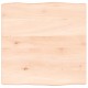 Rašomojo stalo stalviršis, 40x40x2cm, ąžuolo medienos masyvas