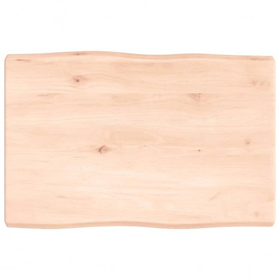 Rašomojo stalo stalviršis, 60x40x4cm, ąžuolo medienos masyvas