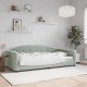 Sofa, šviesiai pilkos spalvos, 100x200cm, aksomas