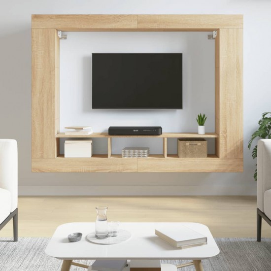 Televizoriaus spintelė, sonoma ąžuolo, 152x22x113cm, mediena