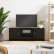 Televizoriaus spintelė, juoda, 102x30x37,5cm, apdirbta mediena