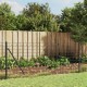 Vielinė tinklinė tvora su smaigais, antracito spalvos, 1x10m