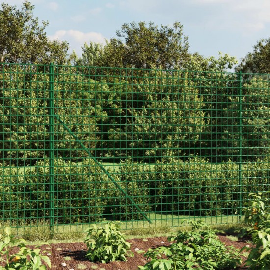 Vielinė tinklinė tvora su smaigais, žalios spalvos, 1,6x25m