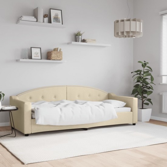 Sofa, kreminės spalvos, 80x200cm, audinys