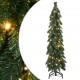 Dirbtinė apšviesta Kalėdų eglutė su 80 LED lempučių, 150cm
