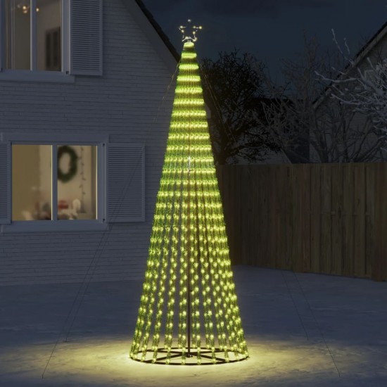 Šviečianti Kalėdų eglutė, 300cm, 688 šiltos LED, kūgio formos