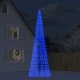 Kalėdų eglutė ant vėliavos stiebo, 500cm, 1534 mėlynos LED