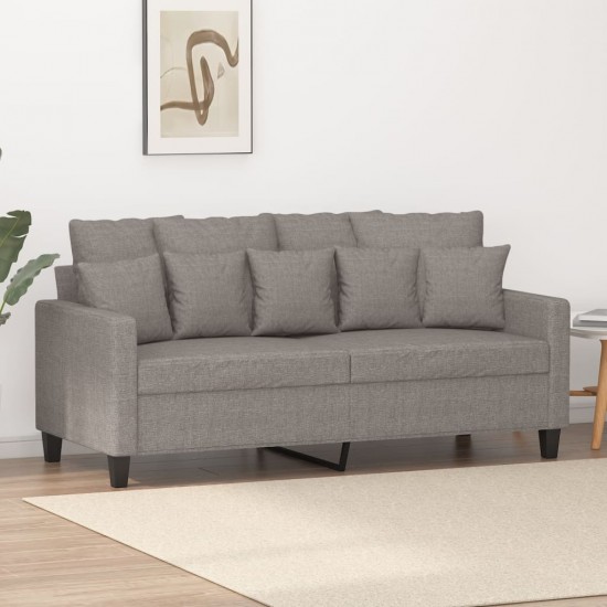 Dvivietė sofa, taupe spalvos, 140cm, audinys