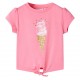 Vaikiški marškinėliai, ryškūs fluorescenciniai rožiniai, 104 dydžio