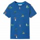 Vaikiški marškinėliai, tamsios mėlynos spalvos mišinys, 128 dydžio