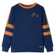 Vaikiškas sportinis megztinis, mėlynos indigo spalvos, 128 dydžio