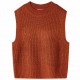 Vaikiškas megztinis-liemenė, smėlio spalvos, megztas, 116 dydžio