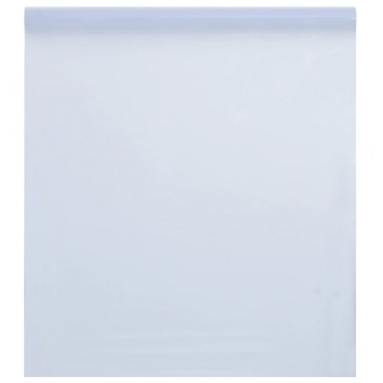 Langų plėvelė, skaidri balta, 45x500cm, PVC, statinė, matinė