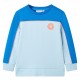 Vaikiškas sportinis megztinis, ryškiai ir šviesiai mėlynas, 116 dydžio