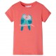 Vaikiški marškinėliai, koralinės spalvos, 104 dydžio