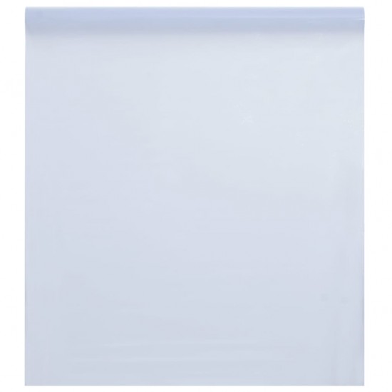 Langų plėvelė, skaidri balta, 90x500cm, PVC, statinė, matinė