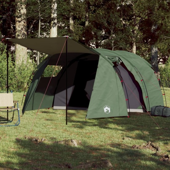 Keturvietė stovyklavimo palapinė, žalia, 420x260x153cm