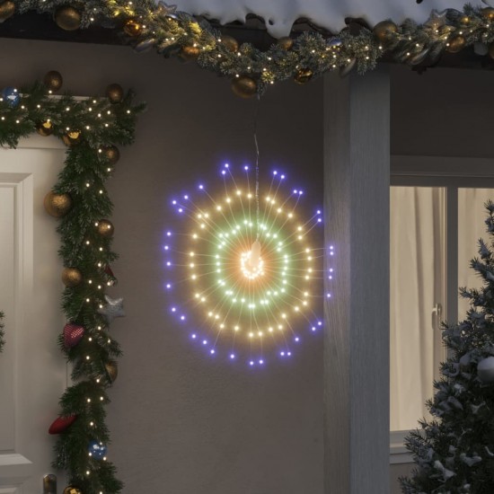 Kalėdiniai šviestuvai fejerverkai, 8vnt., 140 spalvotų LED
