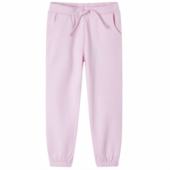 Vaikiškos sportinės kelnės, šviesiai rožinės spalvos, 92 dydžio