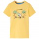 Vaikiški marškinėliai, šviesiai geltonai rudos spalvos, 104 dydžio