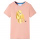 Vaikiški marškinėliai, šviesiai oranžinės spalvos, 128 dydžio
