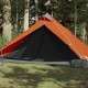 Vienvietė stovyklavimo palapinė, pilka/oranžinė, 255x153x130cm