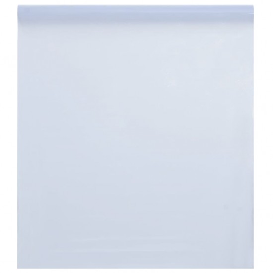 Langų plėvelė, skaidri balta, 45x1000cm, PVC, statinė, matinė