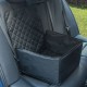 Automobilio sėdynė šunims, juodos spalvos, 45x45x25/55cm