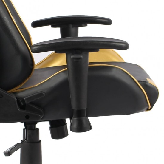 Pasukama žaidimų kėdė, auksinės spalvos, PVC