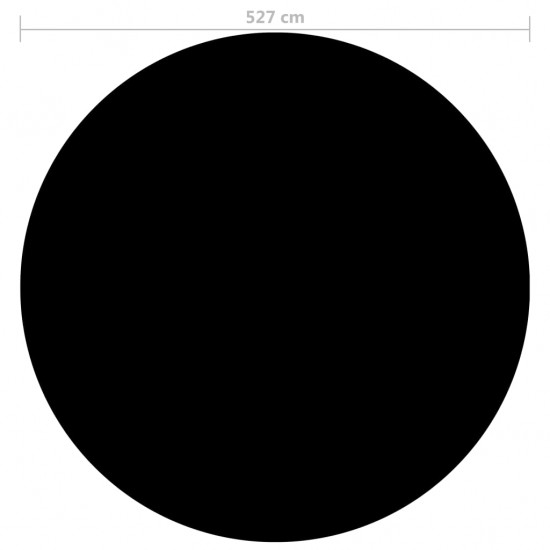 Baseino uždangalas, juodos spalvos, 527cm, PE