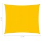 Uždanga nuo saulės, geltonos spalvos, 2,5x2,5m, HDPE, 160g/m²