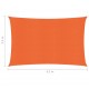 Uždanga nuo saulės, oranžinės spalvos, 3,5x4,5m, HDPE, 160g/m²