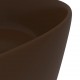 Prabangus praustuvas, matinis rudas, 40x15cm, keramika