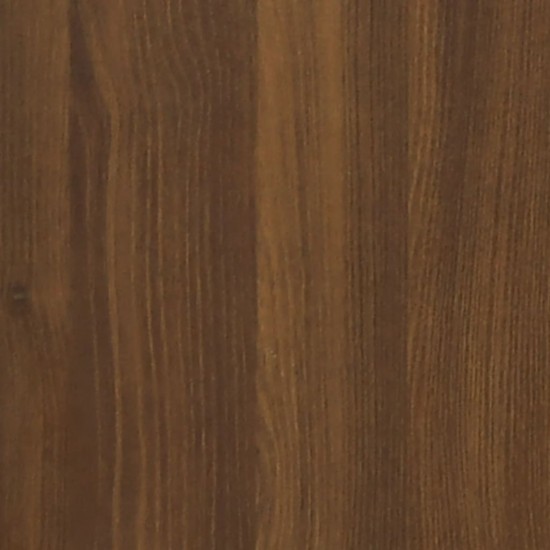 Kavos staliukas, rudas ąžuolo, 89,5x50x40cm, apdirbta mediena
