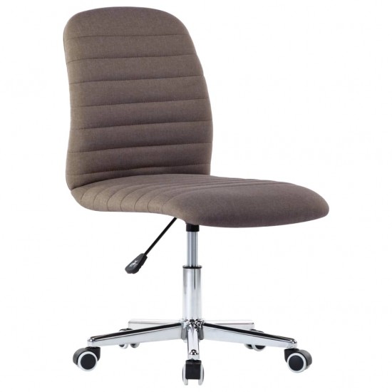 Valgomojo kėdės, 6vnt., taupe spalvos, audinys (3x283608)