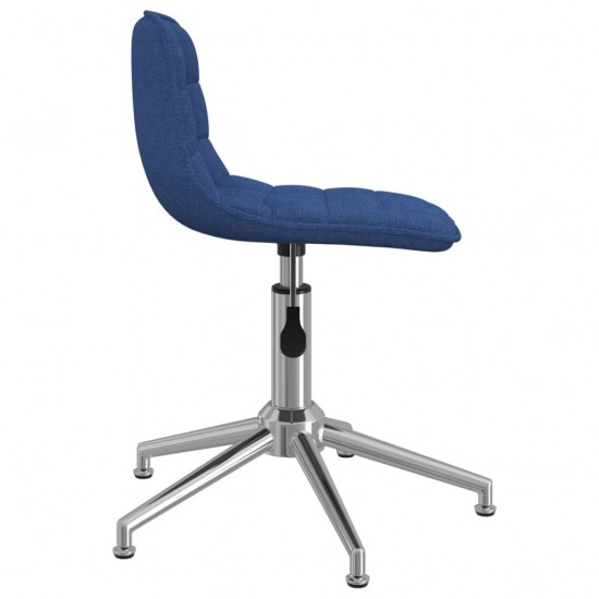3086795  Swivel Dining Chairs 6 pcs Blue Fabric (334055x3)